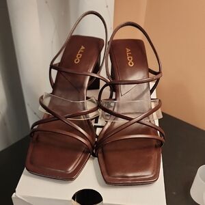 ALDO Women's Brown Strappy Sandals